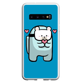 Чехол для Samsung Galaxy S10 с принтом Nyan Cat (Among Us) в Екатеринбурге, Силикон | Область печати: задняя сторона чехла, без боковых панелей | among | among us | cat | cats | crewmate | game | impistor | nyan | space | us | vote | выживший | игра | космос | кот | котейка | котэ | кошка | кэт | невиновный | нян | предатель | самозванец | сердечки | сердечко | сердца | сердце