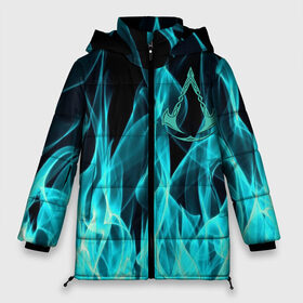 Женская зимняя куртка 3D с принтом ASSASSINS CREED VALHALLA в Екатеринбурге, верх — 100% полиэстер; подкладка — 100% полиэстер; утеплитель — 100% полиэстер | длина ниже бедра, силуэт Оверсайз. Есть воротник-стойка, отстегивающийся капюшон и ветрозащитная планка. 

Боковые карманы с листочкой на кнопках и внутренний карман на молнии | eivor | valhalla | vikings | ассасин крид вальгала | ассасин крид вальхалла | ассассин крид | вальгалла | вальхалла | викинг | викинги | северное сияние | эйвор