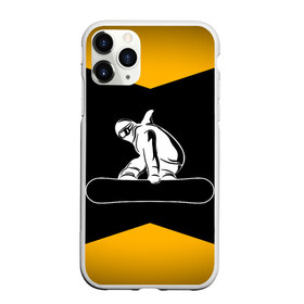 Чехол для iPhone 11 Pro матовый с принтом Сноубордист в Екатеринбурге, Силикон |  | snowboard | snowboarding | горные лыжи | прыжок | сноуборд | сноубординг | сноубордист | экстрим