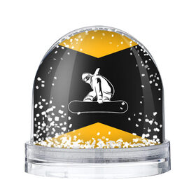 Снежный шар с принтом Сноубордист в Екатеринбурге, Пластик | Изображение внутри шара печатается на глянцевой фотобумаге с двух сторон | snowboard | snowboarding | горные лыжи | прыжок | сноуборд | сноубординг | сноубордист | экстрим