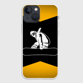 Чехол для iPhone 13 mini с принтом Сноубордист в Екатеринбурге,  |  | snowboard | snowboarding | горные лыжи | прыжок | сноуборд | сноубординг | сноубордист | экстрим
