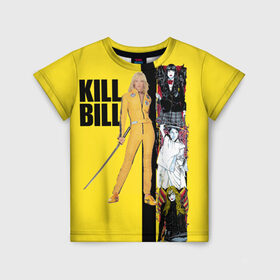 Детская футболка 3D с принтом Убить Билла в Екатеринбурге, 100% гипоаллергенный полиэфир | прямой крой, круглый вырез горловины, длина до линии бедер, чуть спущенное плечо, ткань немного тянется | боевик | квентин тарантино | преступление | триллер | фильм