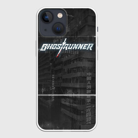 Чехол для iPhone 13 mini с принтом Ghostrunner в Екатеринбурге,  |  | Тематика изображения на принте: action | cyber | cyberpunk | game | games | ghost runner | ghostrunner | ninja | гост ранер | гостраннер | игра | игры | кибер | ниндзя | призрачный беглец | экшен