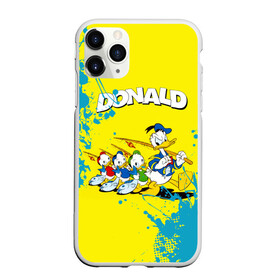 Чехол для iPhone 11 Pro матовый с принтом Donald duck (Рыбалка) в Екатеринбурге, Силикон |  | donald duck | walt disney | герой | мультфильмов | селезень | студии