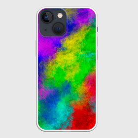 Чехол для iPhone 13 mini с принтом Multicolored в Екатеринбурге,  |  | abstract | colorful | holi | neon | pattern | rainbow | texture | абстракция | граффити | дым | искусство | кислота | кислотный | краска | красочный | микс | неоновый | облака | радуга | радужный | текстура | туман | узор | холи