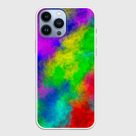 Чехол для iPhone 13 Pro Max с принтом Multicolored в Екатеринбурге,  |  | Тематика изображения на принте: abstract | colorful | holi | neon | pattern | rainbow | texture | абстракция | граффити | дым | искусство | кислота | кислотный | краска | красочный | микс | неоновый | облака | радуга | радужный | текстура | туман | узор | холи