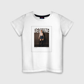 Детская футболка хлопок с принтом Dequine в Екатеринбурге, 100% хлопок | круглый вырез горловины, полуприлегающий силуэт, длина до линии бедер | dequine | vishnya | вишня | данеля садыкова | деквин | декуин | дэквин