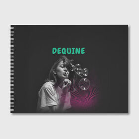 Альбом для рисования с принтом Dequine в Екатеринбурге, 100% бумага
 | матовая бумага, плотность 200 мг. | dequine | vishnya | вишня | данеля садыкова | деквин | декуин | дэквин