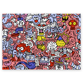 Поздравительная открытка с принтом Tosh в Екатеринбурге, 100% бумага | плотность бумаги 280 г/м2, матовая, на обратной стороне линовка и место для марки
 | color | hipster | pattern | pop art | tosh | ерунда | поп арт | узор | хипстер | цвет