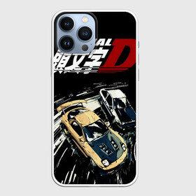 Чехол для iPhone 13 Pro Max с принтом Initial D две машины в Екатеринбурге,  |  | anime | deja vu | initial | initial d | manga | street | z | аниме | гонки | инециал ди | инициал д | инициал ди | манга | машины | такуми фудзивара | уличные