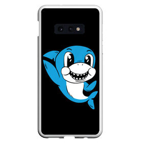 Чехол для Samsung S10E с принтом Baby Shark в Екатеринбурге, Силикон | Область печати: задняя сторона чехла, без боковых панелей | 