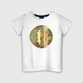 Детская футболка хлопок с принтом Биткоин (bitcoin) в Екатеринбурге, 100% хлопок | круглый вырез горловины, полуприлегающий силуэт, длина до линии бедер | bitcoin | bitcoin news | bitcoin news today | bitcoin price | bitcoin price prediction | bitcoin trading | btc | btc news | btc price | btc today | crypto | crypto news | cryptocurrency
