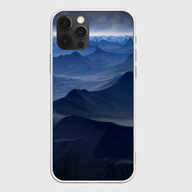 Чехол для iPhone 12 Pro Max с принтом Горный массив в Екатеринбурге, Силикон |  | горный массив | горный хребет | горы | массив | природа | скалы | скальный массив | туман
