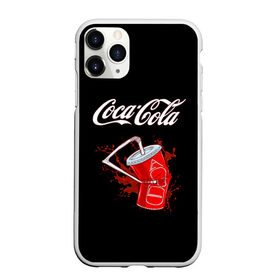 Чехол для iPhone 11 Pro матовый с принтом Coca Cola в Екатеринбурге, Силикон |  | Тематика изображения на принте: coca cola | газировка | кола | лето | лимонад | свежесть | стакан
