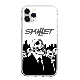 Чехол для iPhone 11 Pro Max матовый с принтом SKILLET в Екатеринбурге, Силикон |  | skillet | skillet 2020 | skillet hero | skillet monster | skillet rose | группа skillet | скелет