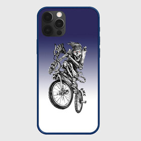 Чехол для iPhone 12 Pro Max с принтом BMX в Екатеринбурге, Силикон |  | Тематика изображения на принте: bike | bmx | bones | eyes | jaw | skeleton | skull | sport | велосипед | кости | пасть | скелет | спорт | череп