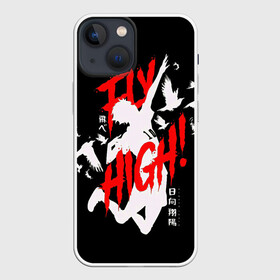 Чехол для iPhone 13 mini с принтом Haikyuu Haikyu Haikuu в Екатеринбурге,  |  | anime | fly high | haiku | haikuu | haikyu | haikyuu | hinata | karasuno | manga | shoe | аниме | волейбол | кагеяма | карасуно | манга | сее | хайку | хината