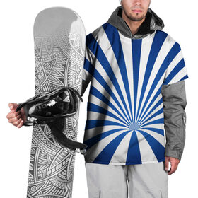 Накидка на куртку 3D с принтом Оптическая иллюзия в Екатеринбурге, 100% полиэстер |  | Тематика изображения на принте: глубина | иллюзия | линии | оптическая иллюзия | полосы | синие линии | синие полосы | синий