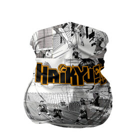 Бандана-труба 3D с принтом Haikyu в Екатеринбурге, 100% полиэстер, ткань с особыми свойствами — Activecool | плотность 150‒180 г/м2; хорошо тянется, но сохраняет форму | haikyu | аниме | волейбол | манга | спортивная | фурудатэ | харуити