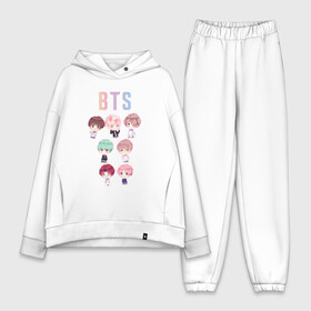 Женский костюм хлопок Oversize с принтом BTS в Екатеринбурге,  |  | bangtan sonyeondan | bts | bts love. | kpop | битиэс | бтс | кпоп | фанфик бтс | чон чонгук