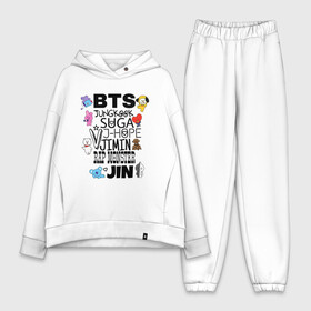 Женский костюм хлопок Oversize с принтом BTS   BT21 в Екатеринбурге,  |  | bangtan sonyeondan | bts | bts love. | kpop | битиэс | бтс | кпоп | фанфик бтс | чон чонгук