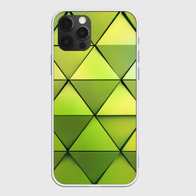 Чехол для iPhone 12 Pro Max с принтом Зелёные треугольники в Екатеринбурге, Силикон |  | геометрия | зелёный | текстура | треугольники | фигуры