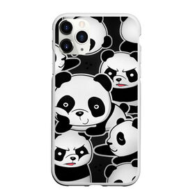 Чехол для iPhone 11 Pro матовый с принтом Смешные панды в Екатеринбурге, Силикон |  | Тематика изображения на принте: животные | медведи | мишки | мультяшки | смешные панды