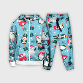 Детский костюм 3D с принтом Новогодние Пингвины в Екатеринбурге,  |  | 2021 | белка | гирлянда | год быка | дед мороз | детская | дочка | елка | енот | кот | котик | лиса | маска | милая | неон | новогодняя | новый год | олень | паттерн | пингвин | подарок | праздник | радуга