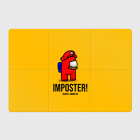 Магнитный плакат 3Х2 с принтом IMPOSTER! Mario X Among Us в Екатеринбурге, Полимерный материал с магнитным слоем | 6 деталей размером 9*9 см | among us | impostor | sus | амонг ас | амонг ус | амонгас | амонгус | астронавт | белый | желтый | зеленый | игра | космонавт | космосv | красный | оранжевый | предатель | призрак | самозванец | синий | среди нас