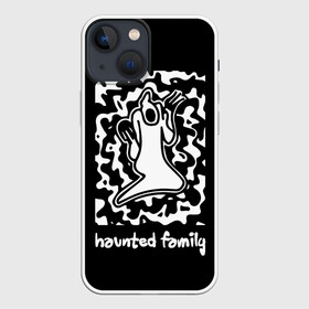 Чехол для iPhone 13 mini с принтом Haunted Family   Kizaru в Екатеринбурге,  |  | born to trap | ghost | haunted family | кизару | хорошая работа олег