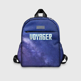 Детский рюкзак 3D с принтом Voyager в Екатеринбурге, 100% полиэстер | лямки с регулируемой длиной, сверху петелька, чтобы рюкзак можно было повесить на вешалку. Основное отделение закрывается на молнию, как и внешний карман. Внутри дополнительный карман. По бокам два дополнительных кармашка | noize mc | noize mc voyager 1 | voyager | вояджер 1 | вселенная | галактика | и клином сходится свет | космос | меня сносит звездный ветер | млечный путь | одиночество | пустота | эй земля алло выходи на связь