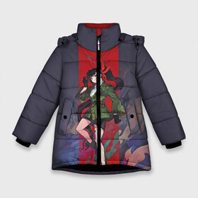 Зимняя куртка для девочек 3D с принтом Ha Yuri Zahard в Екатеринбурге, ткань верха — 100% полиэстер; подклад — 100% полиэстер, утеплитель — 100% полиэстер. | длина ниже бедра, удлиненная спинка, воротник стойка и отстегивающийся капюшон. Есть боковые карманы с листочкой на кнопках, утяжки по низу изделия и внутренний карман на молнии. 

Предусмотрены светоотражающий принт на спинке, радужный светоотражающий элемент на пуллере молнии и на резинке для утяжки. | anak | kami no tou | khun aguero | rachel | rak wraithraiser | tower of god | twenty fifth bam | агнис | анак | аниме | баам | бам | башня бога | двадцать пятый баам | кун | кун агеро агнис | рак | рак крушитель | рахиль