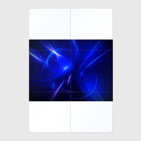 Магнитный плакат 2Х3 с принтом Космический вихрь в Екатеринбурге, Полимерный материал с магнитным слоем | 6 деталей размером 9*9 см | Тематика изображения на принте: cosmos | астрономия | звезда | звезды | космос | синий блик