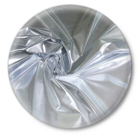 Значок с принтом Фольга в Екатеринбурге,  металл | круглая форма, металлическая застежка в виде булавки | fashion | foil | texture | vanguard | авангард | мода | текстура | фольга