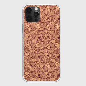 Чехол для iPhone 12 Pro Max с принтом Узор из сердец в Екатеринбурге, Силикон |  | heart | lines | love | pattern | линии | любовь | сердце | узор