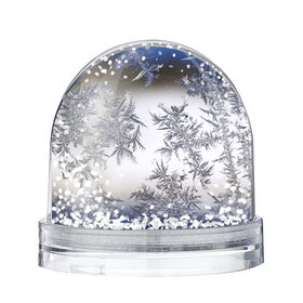 Снежный шар с принтом Морозная свежесть в Екатеринбурге, Пластик | Изображение внутри шара печатается на глянцевой фотобумаге с двух сторон | зима | зимний узор | мороз | морозный узор | узор
