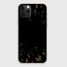 Чехол для iPhone 12 Pro Max с принтом Частицы в Екатеринбурге, Силикон |  | particles | sparks | искры | лучи | частицы