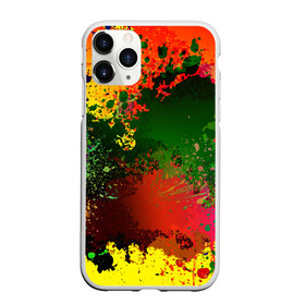 Чехол для iPhone 11 Pro Max матовый с принтом Взрыв красок в Екатеринбурге, Силикон |  | paint | буйство красок | взрыв красок | кляксы | краски