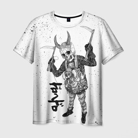 Мужская футболка 3D с принтом Dorohedoro Tidaruma в Екатеринбурге, 100% полиэфир | прямой крой, круглый вырез горловины, длина до линии бедер | anime | dorohedoro | ebisu | manga | аниме | дорохедоро | манга | эбису