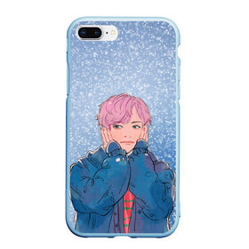 Чехол для iPhone 7Plus/8 Plus матовый с принтом JIMIN SPRING DAY в Екатеринбурге, Силикон | Область печати: задняя сторона чехла, без боковых панелей | bt21 | bts | hoseok | jhope | jimin | jin | jungkook | namjoon | rm | taehyung | v | бантан | бт21 | бтс | весна | ви | голубая | джей хоуп | джин | зима | намджун | новый год | рм | снег | снежинки | спринг дэй | тэхен | хосок | чимин | чонгук 