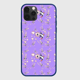 Чехол для iPhone 12 Pro с принтом Пингвин космонавт в Екатеринбурге, силикон | область печати: задняя сторона чехла, без боковых панелей | космонавт | лето | мыло | пена | пингвин | пузыри | шары