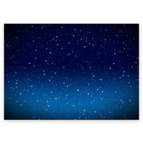 Поздравительная открытка с принтом Звездное небо в Екатеринбурге, 100% бумага | плотность бумаги 280 г/м2, матовая, на обратной стороне линовка и место для марки
 | cosmos | space | астрономия | звезды | космос