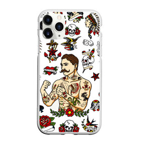 Чехол для iPhone 11 Pro Max матовый с принтом HIPSTER TATTOO в Екатеринбурге, Силикон |  | hipsters | tattoo | девушка в тату | птицы | тату | усы | хипстер | хипстеры | черепа и розы | черепа и цветы | чёрная пантера | чувак | это борода. | я есть стиль