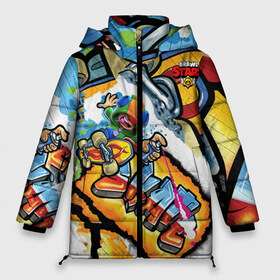 Женская зимняя куртка 3D с принтом Brawl Stars (skateboard) в Екатеринбурге, верх — 100% полиэстер; подкладка — 100% полиэстер; утеплитель — 100% полиэстер | длина ниже бедра, силуэт Оверсайз. Есть воротник-стойка, отстегивающийся капюшон и ветрозащитная планка. 

Боковые карманы с листочкой на кнопках и внутренний карман на молнии | cd project red | cyberpunk 2077 | keanu reeves | samurai | киану ривз | киберпанк 2077 | самураи