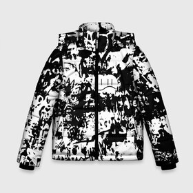 Зимняя куртка для мальчиков 3D с принтом Graffiti в Екатеринбурге, ткань верха — 100% полиэстер; подклад — 100% полиэстер, утеплитель — 100% полиэстер | длина ниже бедра, удлиненная спинка, воротник стойка и отстегивающийся капюшон. Есть боковые карманы с листочкой на кнопках, утяжки по низу изделия и внутренний карман на молнии. 

Предусмотрены светоотражающий принт на спинке, радужный светоотражающий элемент на пуллере молнии и на резинке для утяжки | graffiti | английский | граффити | искусство | надписи | рисунок | стена | текстура | уличный
