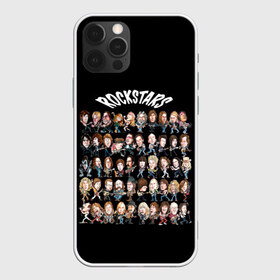 Чехол для iPhone 12 Pro Max с принтом ROCK STARS в Екатеринбурге, Силикон |  | beatles | bono | kiss | music | nirvana | queen | rock | roling stones | stars | usa | боно | джагер | звезды | кобэйн | меркьюри | музыка | озборн | разные | рок