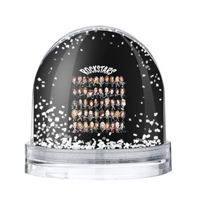 Снежный шар с принтом ROCK STARS в Екатеринбурге, Пластик | Изображение внутри шара печатается на глянцевой фотобумаге с двух сторон | beatles | bono | kiss | music | nirvana | queen | rock | roling stones | stars | usa | боно | джагер | звезды | кобэйн | меркьюри | музыка | озборн | разные | рок