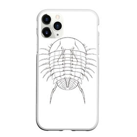 Чехол для iPhone 11 Pro Max матовый с принтом трилобит агрессивный в Екатеринбурге, Силикон |  | агрессия | доисторические животные | жуткие животные | насекомые | палеонтология | трилобиты