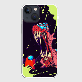 Чехол для iPhone 13 mini с принтом AMONG US   MONSTER в Екатеринбурге,  |  | among | among us | amongus | crewmate | game | games | imposter | impostor | logo | monster | sabotage | shhh | амонг | амонг ас | амонгас | игра | игры | импостер | космос | крюмейт | лого | логотип | логотипы | монстр | саботаж | символ | сим