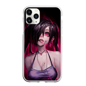 Чехол для iPhone 11 Pro Max матовый с принтом Play with me в Екатеринбурге, Силикон |  | anime | evil | girl | аниме | больная | вредная | глаз | глаза | глазки | грудь | девочка | девушка | злая | псих | чокер | чокнутая | язык | язычок